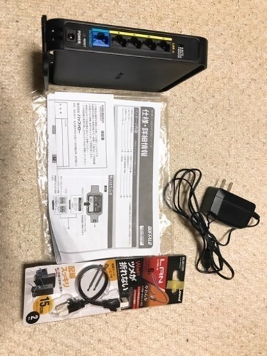 BUFFALO LANルーター 15cmLANケーブル1本付き