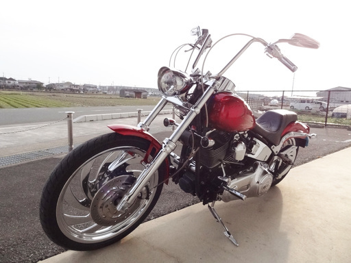 カスタム費200万円超 ハーレー ソフテイルカスタム FXSTC ＋車検用ノーマルマフラー