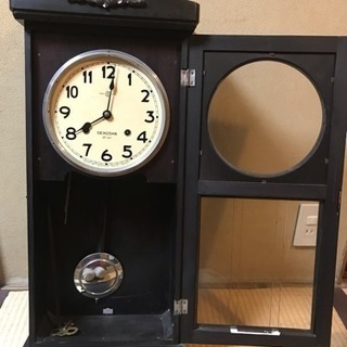 柱振り子時計 アンティーク seiko社の画像