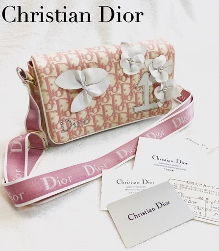 お値下げ！Christian Dior 　トロッター柄　ショルダーバッグ