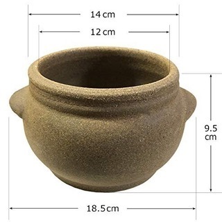 ★よもぎ蒸し専用天然黄土壺と電気コンロセットの画像