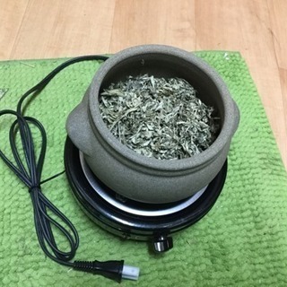 ★よもぎ蒸し専用天然黄土壺と電気コンロセット