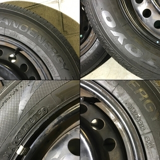 00016■日産 ティアナ (CBA-J31) 鉄チン＋サマータイヤ ４本の画像