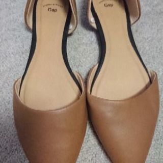 ギャップ パンプス 茶色 サイズ8