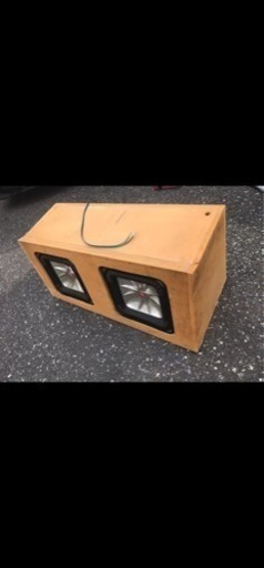 キッカー ソロバリック 約27.5cm 2発 ウーファーBOX付き
