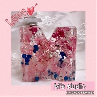 イニシャルハーバリウム🌸