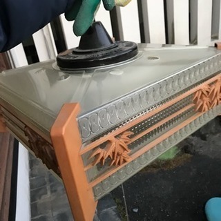 昔懐かしい和室用の蛍光灯照明器具の画像