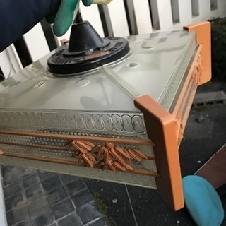 昔懐かしい和室用の蛍光灯照明器具の画像