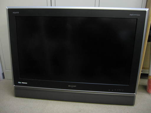 シャープ 32V型 液晶テレビ 2007年製　AQUOS LC-32GH1 　壁掛け仕様　リモコン無し