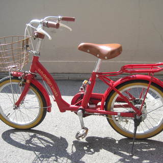 子供用自転車16インチ　a.n.design works　赤