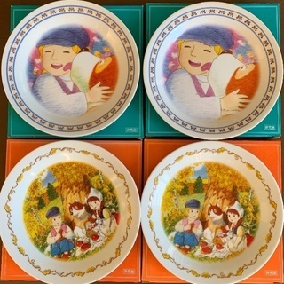 【非売品】世界名作劇場 絵皿10枚セットの画像