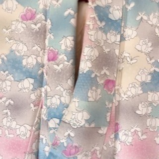 パステル調袷の着物/k06 paypayの画像