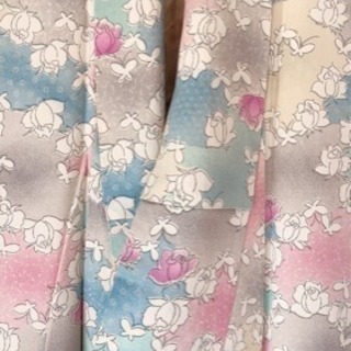 パステル調袷の着物/k06 paypayの画像