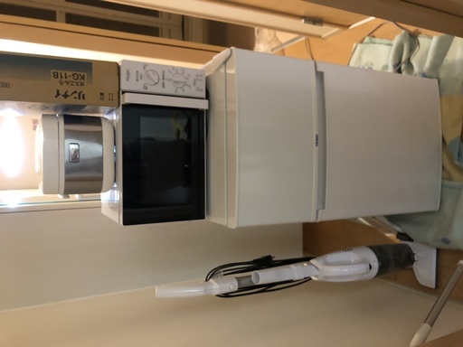 (受け渡し先確定)ハイアール　冷蔵庫・電子レンジ・炊飯器、リンナイガスコンロ（一口）