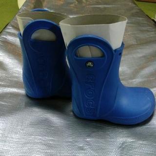 【お譲り先決定】クロックス長靴　C8　15.5cm相当の画像