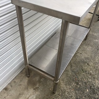 厨房 ステンレス 棚 作業台の画像