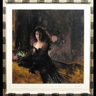 トレンツ リヤドの絵画 定価100万円