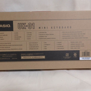 カシオ・ミニキーボード UK-01 (新品)の画像