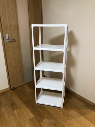 ※取引終了※ オープンラック カタス 4段 ホワイト 日本製 ユーズド美品