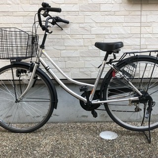 26インチ 自転車 6段変速機付き