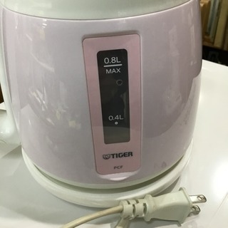 #2193 タイガー 電気ケトル わく子 ピンク PCF-A080-PFの画像