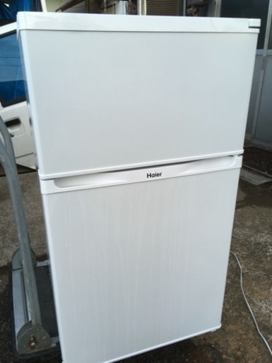 【中古品】ハイアール　2ドア冷蔵庫 91L  JR-N91J ※2015年製