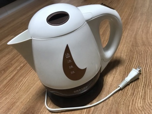 DRETEC ドリテック WAKU WAKU KETTLE わくわく ケトル 電気ケトル 湯沸かし