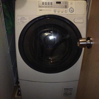 
サンヨー 洗濯機 ドラム 9kg AWD-AQ350(W) 
