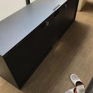 IKEA BESTÅ テレビ台 ブラックブラウン 180x40x64 cmの画像