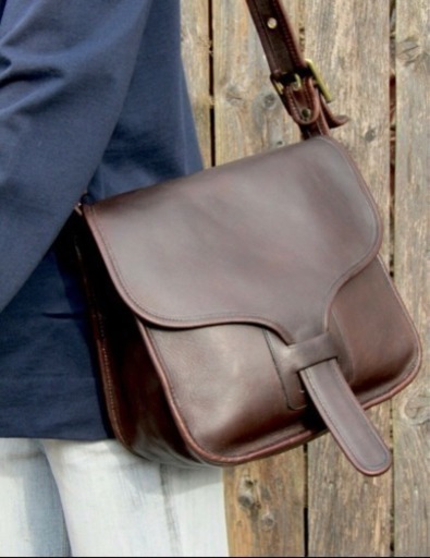 【レア/良品】オールドコーチ ヴィンテージ 初期NY刻印 ショルダー ブラウン