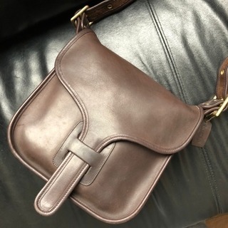 【レア/良品】オールドコーチ ヴィンテージ 初期NY刻印 ショルダー ブラウンの画像