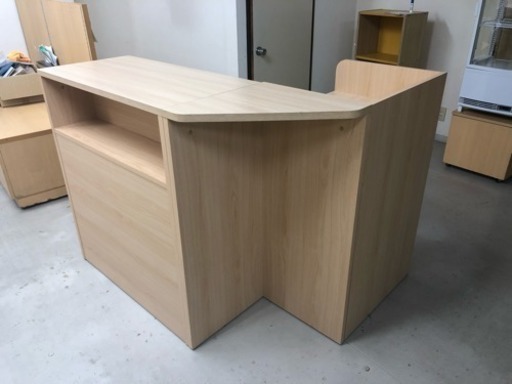 店舗用レジカウンターテーブルセット