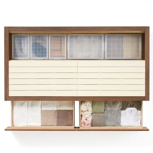 直接引き取り歓迎 無印良品 収納ベッド・シングル・ウォールナット材〈生産終了品〉 収納ベッド・シングル・ウォールナット材・Aユニット | 無印良品