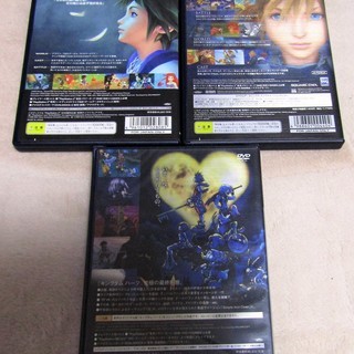 ☆PS2/KINGDOM HEARTS & Ⅱ & FINAL MIX キングダムハーツ 豪華3枚セット◆ディズニーの世界観の画像