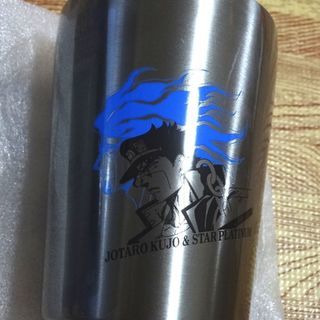 ★未使用★ジョジョの奇妙な冒険 真空断熱ステンレスタンブラー S 250ml 温冷両用 空条承太郎 スタープラチナ スタンド シルバー カップ コップ温度が変わりにくい の画像