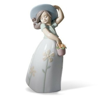 値下げ☆LLADRO  リヤドロ  リトルデイジー  陶器  人形  スペイン