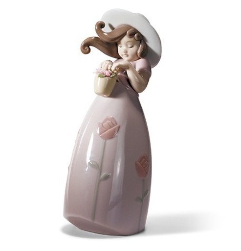 値下げ☆リヤドロ  LLADRO  リトルローズ  陶器  人形  スペイン