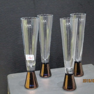 MOYA CHAMPAGNE FLUTE 　シャンパングラス4点セット♪の画像