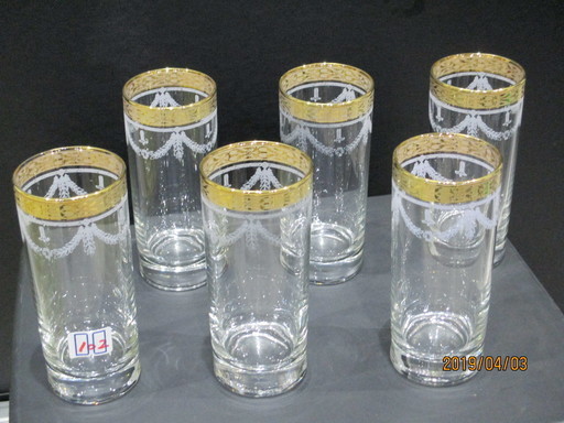 金縁　欧州　コリンズ6点セット♪