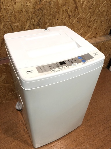 AQUA アクア 2014年 5kg 洗濯機 AQW-S45C 外置き使用