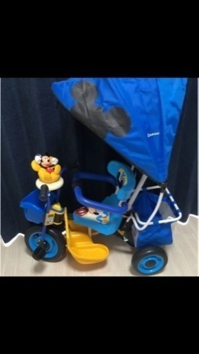 大幅値下げ！未使用！ディズニーポップンカーゴ三輪車