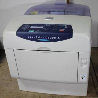 無料 FUJI XEROX カラーレーザープリンター C3200...