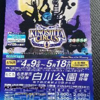 木下サーカス 中期 招待券