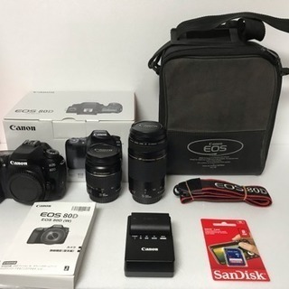 ❤️超人気❤️Canon EOS 80D❤️ダブルレンズセット 
