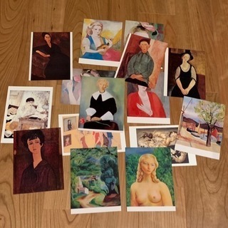 エコール ド パリの画家 絵画ポストカード