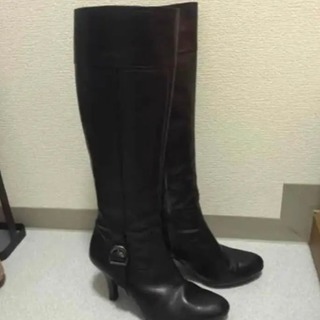 日本製 牛皮ブーツ 24cm