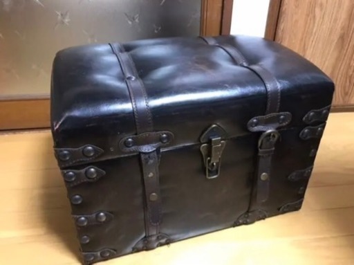 購入者決定済 トランク型スツール  収納ボックス