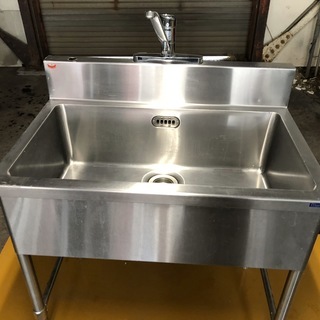 お取引き中（受付一時終了）業務用シンク　マルゼン　Ｗ900×Ｄ600×Ｈ800