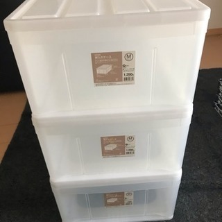 押入れケース 収納ケース 3個セットか 6個セットの画像