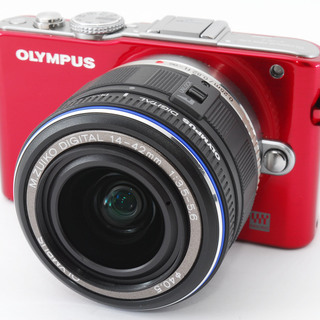 OLYMPUS Pen Lite E-PL3 レッド レンズキット☆極上美品☆8GB新品SD